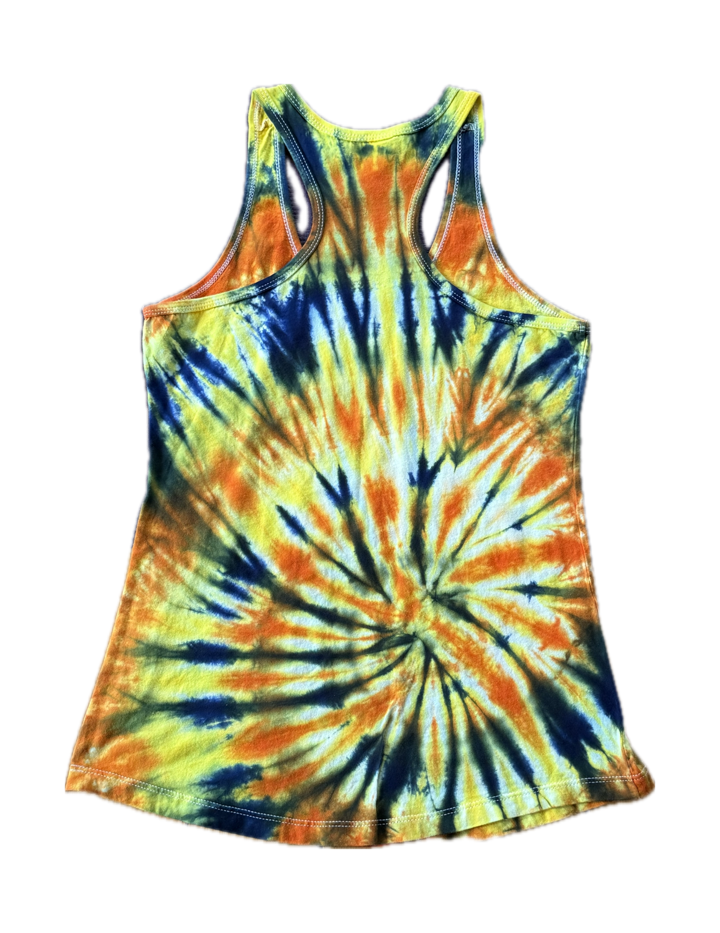 One-of-a-kind cotton tie-dye racerback tank – Women's Medium