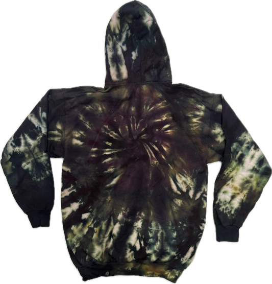Tie Dye One Of A Kind 100% Cotton Hoodie LARGE