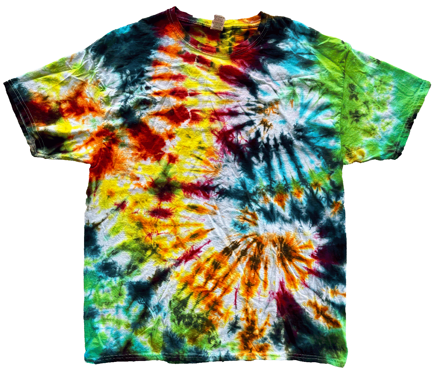 Tie Dye One Of A Kind 100% Cotton Short Sleeve T-Shirt XL TDXL002