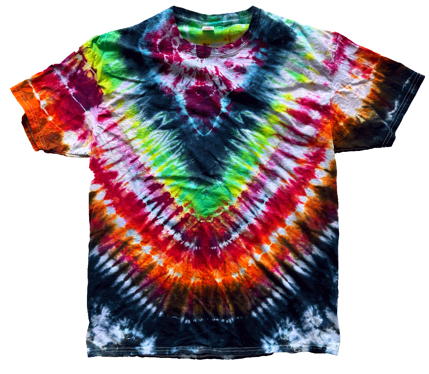 Tie Dye One Of A Kind 100% Cotton Short Sleeve T-Shirt XL TDXL009