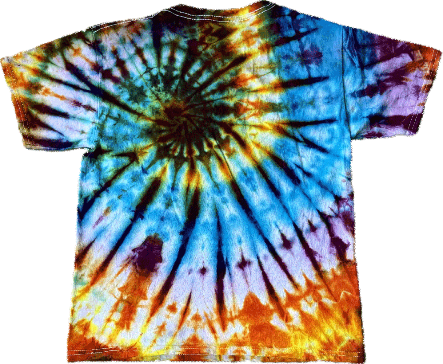 Tie Dye One Of A Kind 100% Cotton Short Sleeve T-Shirt YM TDYM001