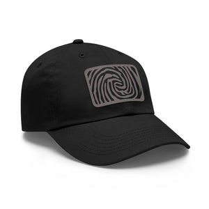 Crazy Fingers Dad Hat with Leather Patch (Rectangle)