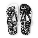 Skull & Roses - Edmund Sullivan -  Flip Flops