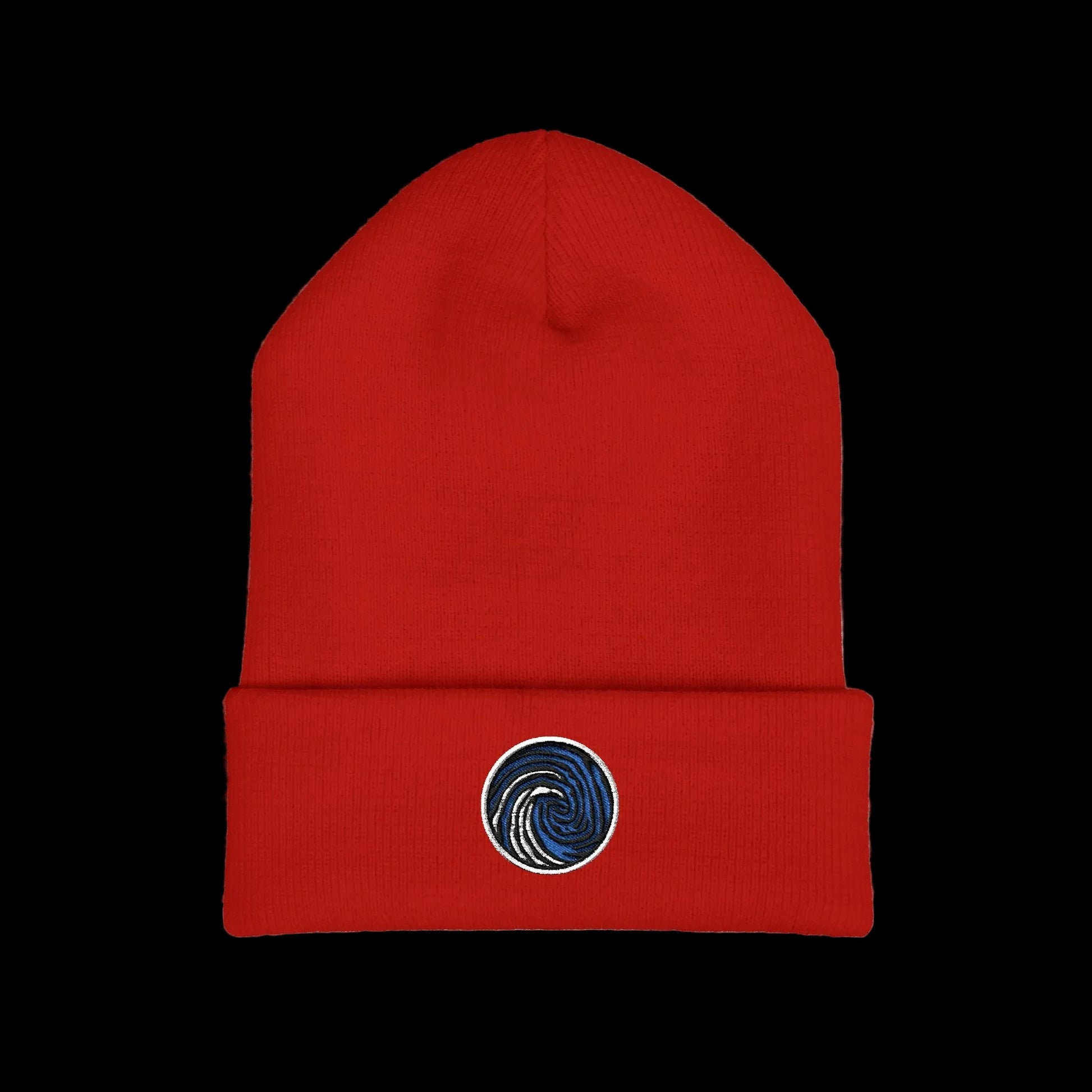 crazy fingers red beanie cap hat