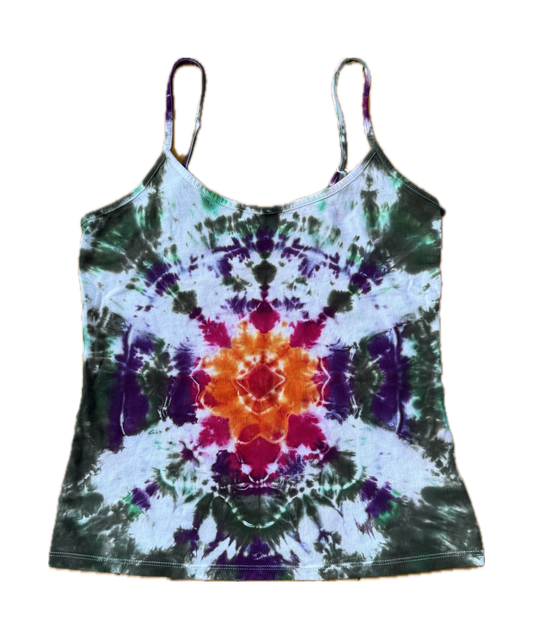 One-of-a-kind cotton tie-dye crop cami  – Women's Medium