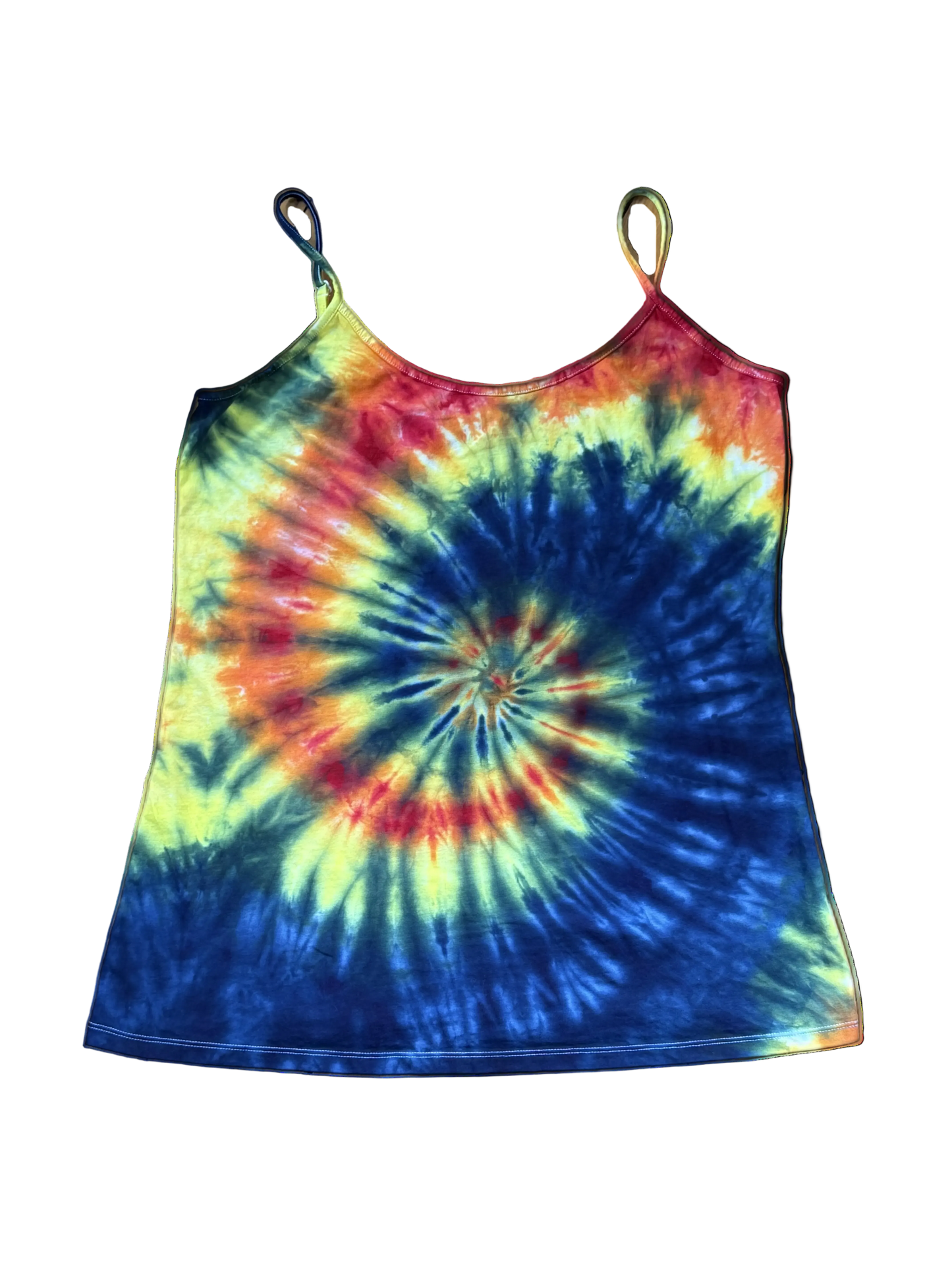 One-of-a-kind cotton tie-dye crop cami  – Women's XL