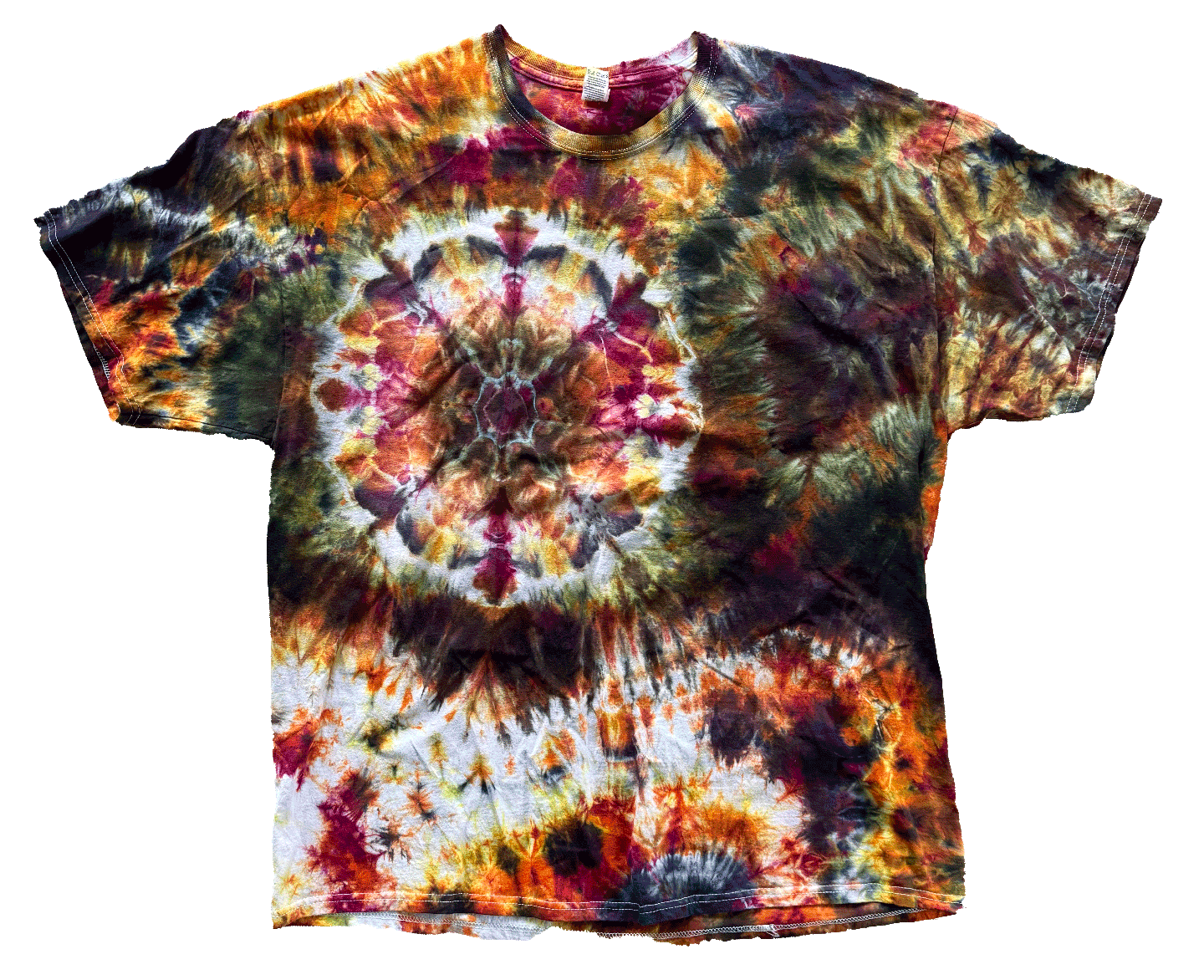 Tie Dye One Of A Kind 100% Cotton Short Sleeve T-Shirt 2XL TD2XL002