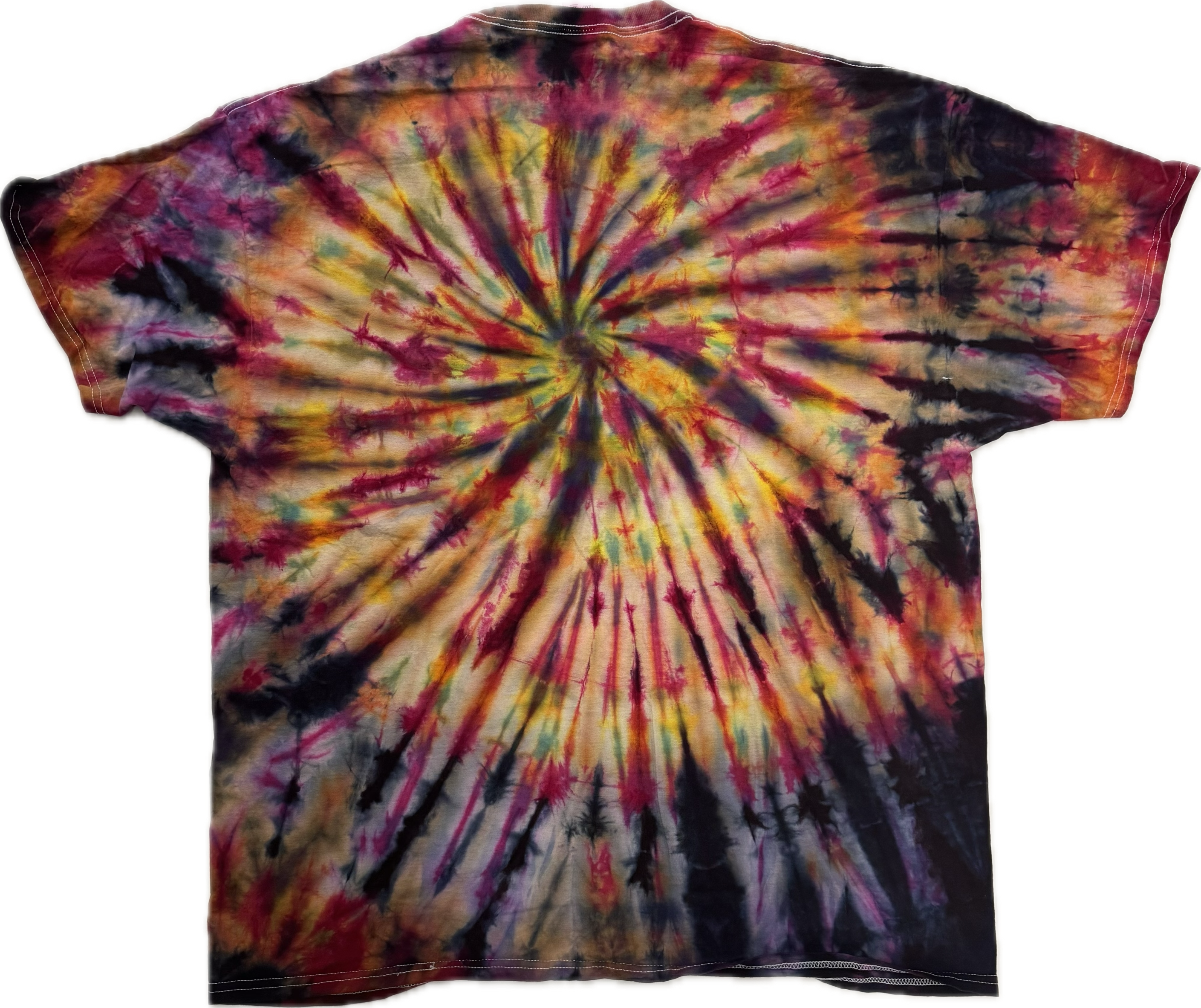 Tie Dye One Of A Kind 100% Cotton Short Sleeve T-Shirt 2XLARGE
