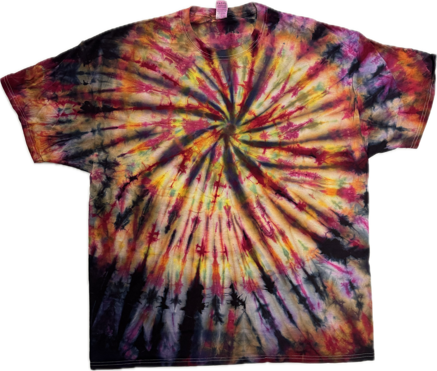 Tie Dye One Of A Kind 100% Cotton Short Sleeve T-Shirt 2XLARGE