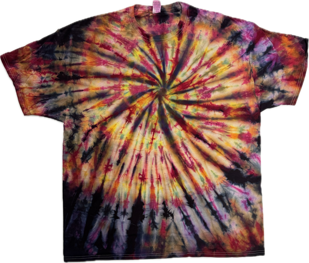 Tie Dye One Of A Kind 100% Cotton Short Sleeve T-Shirt 2XLARGE