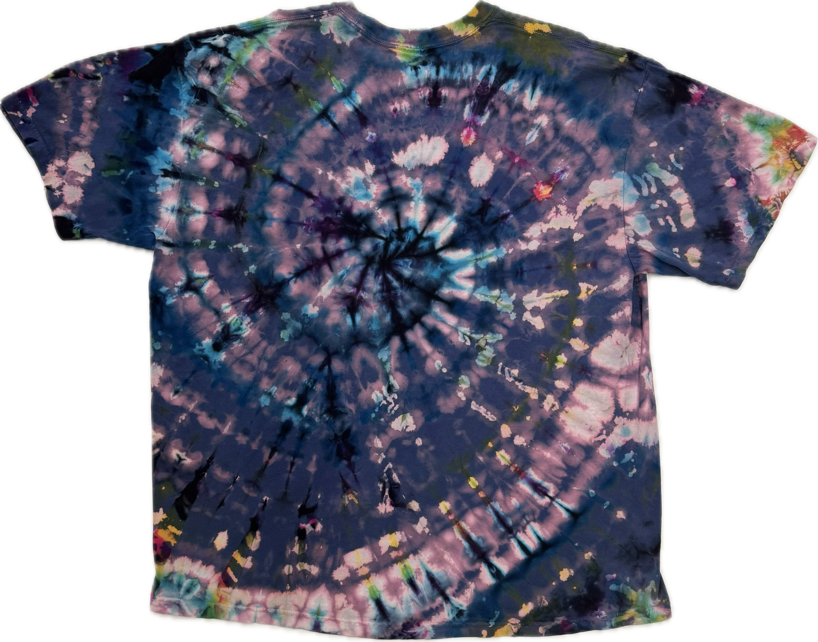 Tie Dye One Of A Kind 100% Cotton Short Sleeve T-Shirt 2XLARGE