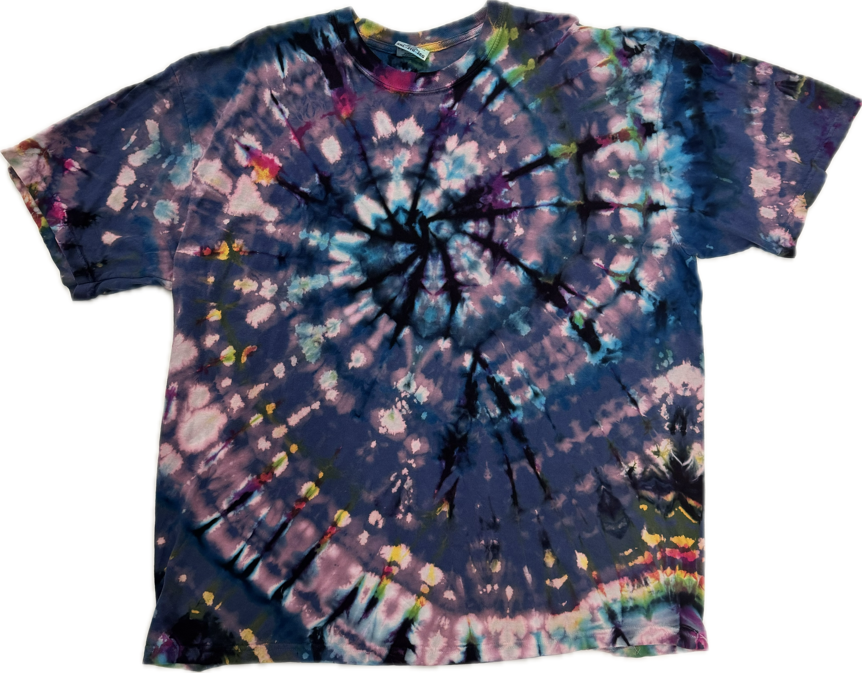 Tie Dye One Of A Kind 100% Cotton Short Sleeve T-Shirt 2XLARGE
