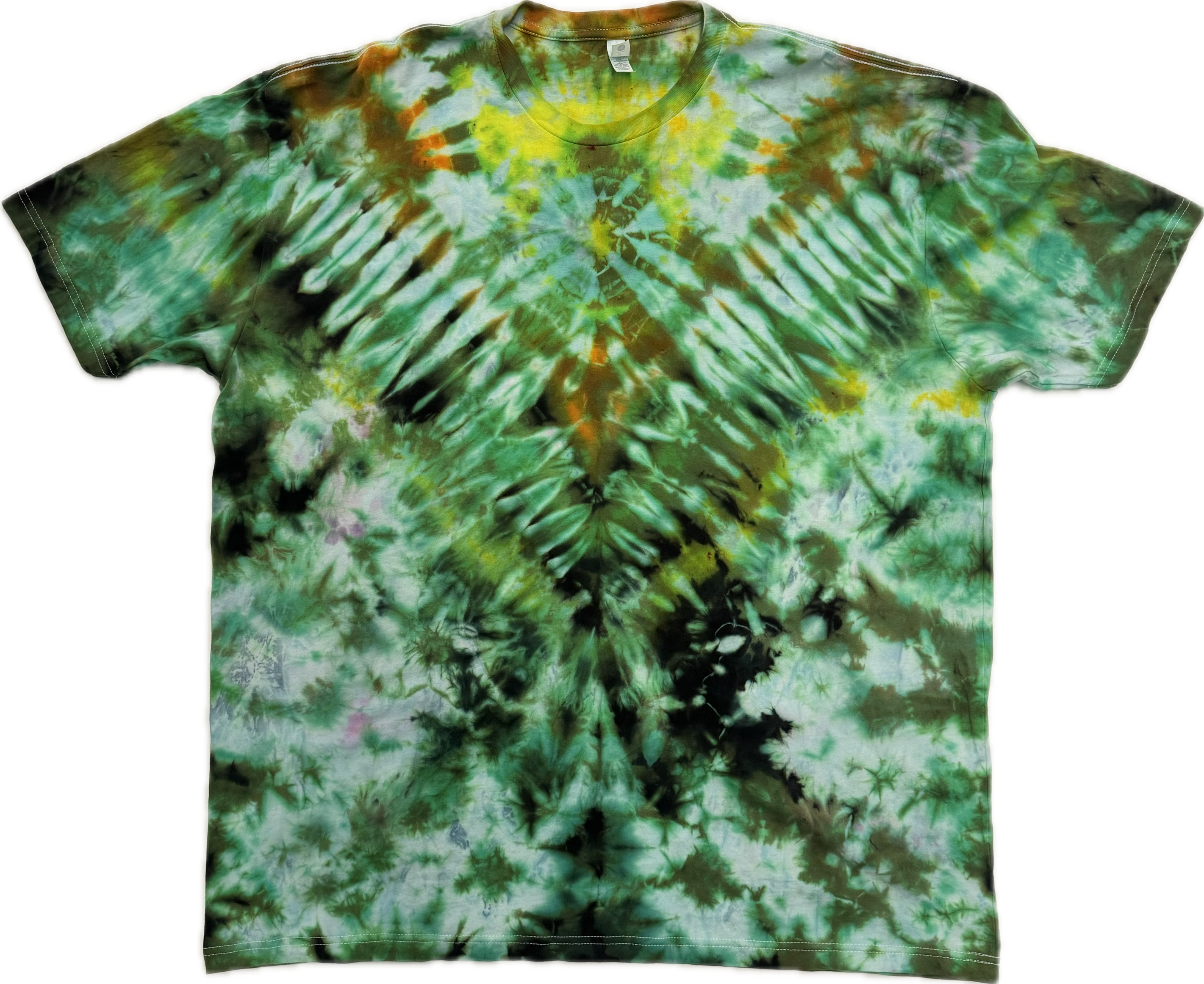 Tie Dye One Of A Kind 100% Cotton Short Sleeve T-Shirt 3XLARGE