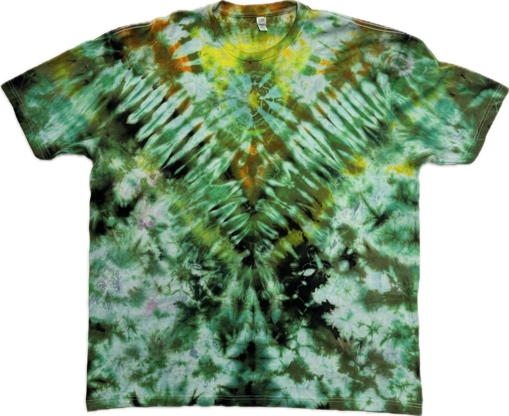Tie Dye One Of A Kind 100% Cotton Short Sleeve T-Shirt 3XLARGE