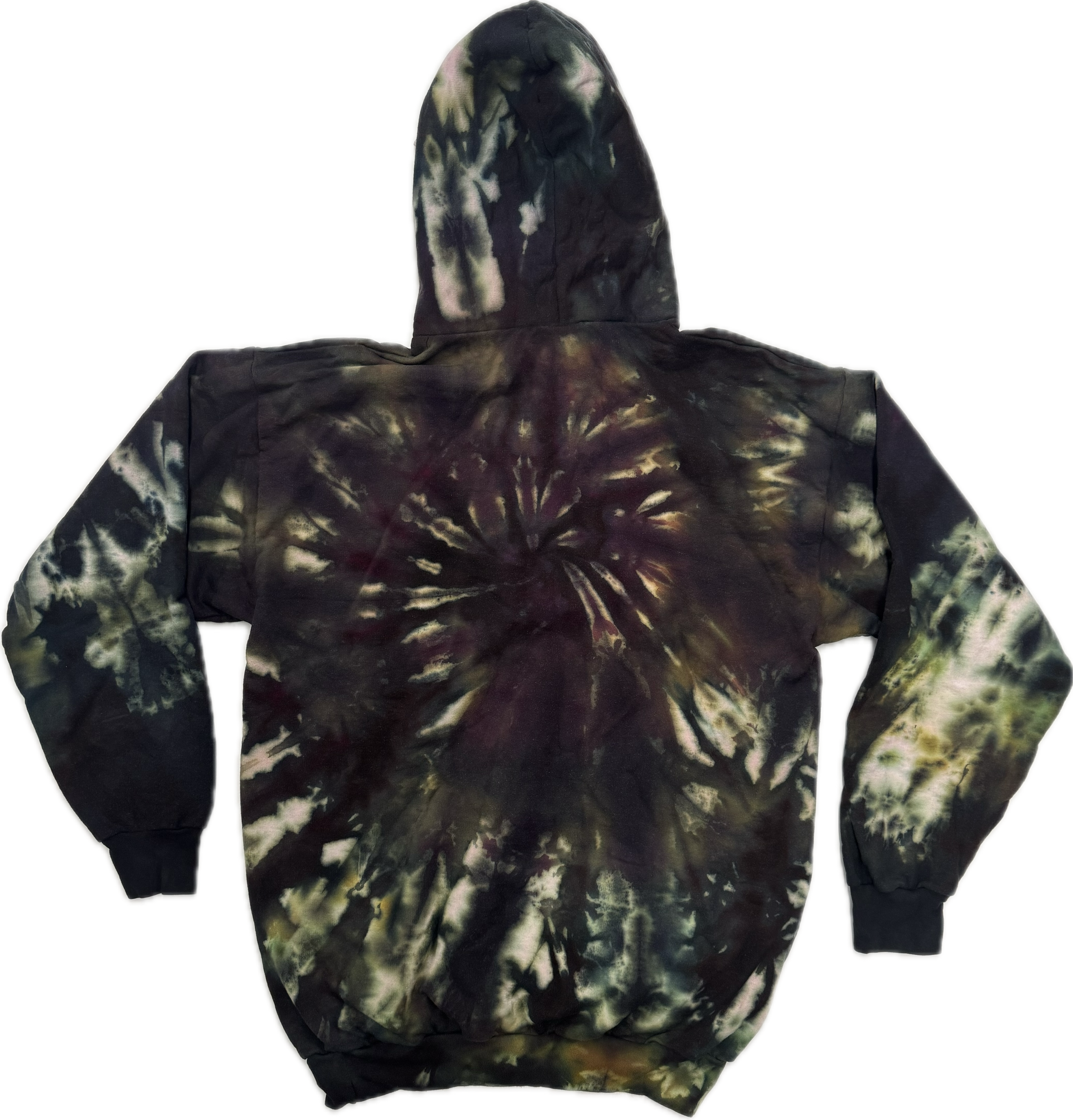 Tie Dye One Of A Kind 100% Cotton Hoodie LARGE