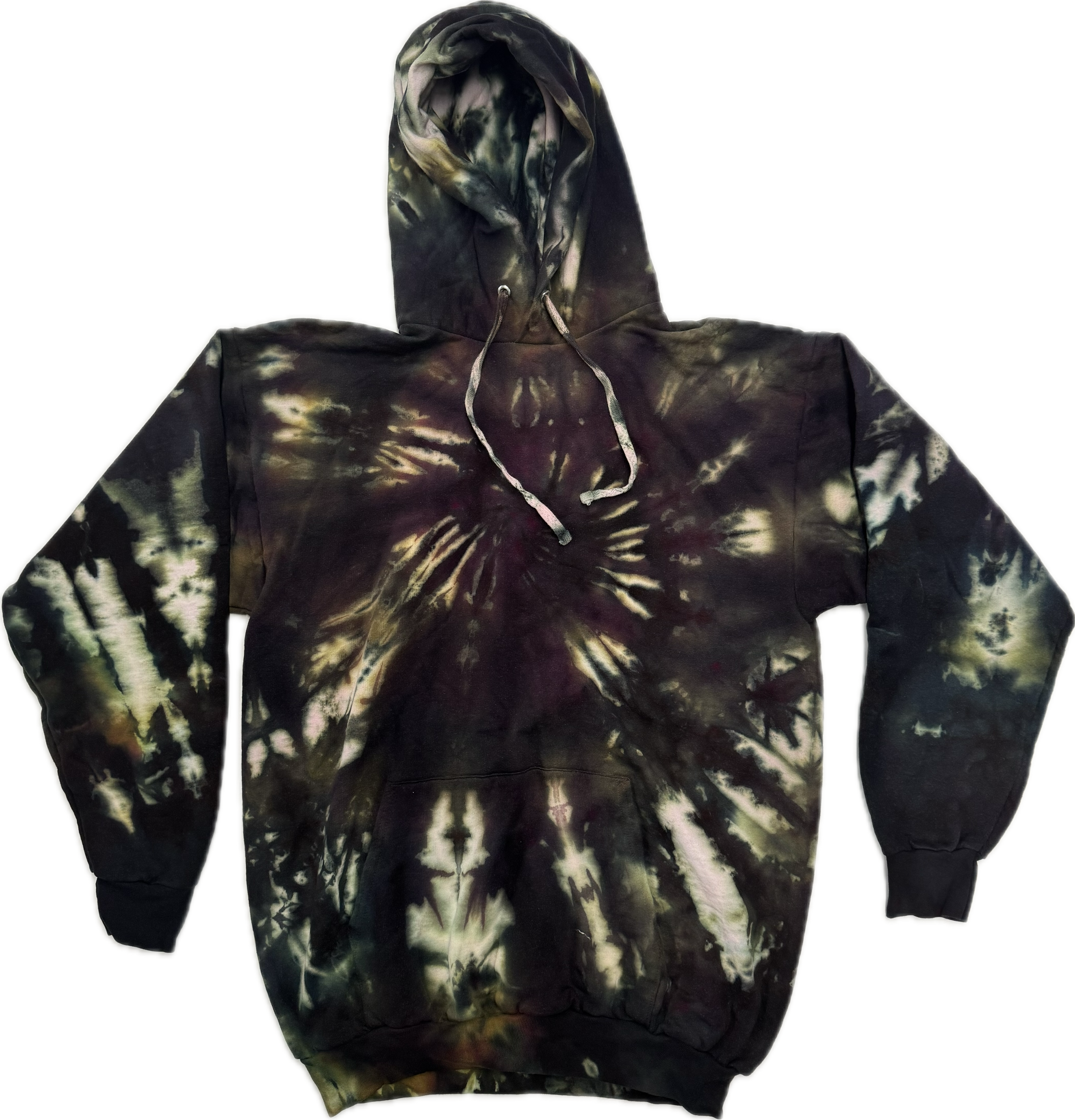 Tie Dye One Of A Kind 100% Cotton Hoodie LARGE