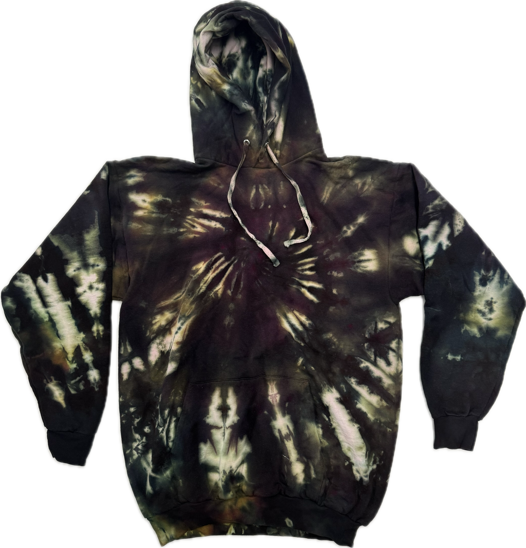 Tie Dye One Of A Kind 100% Cotton Hoodie LARGE