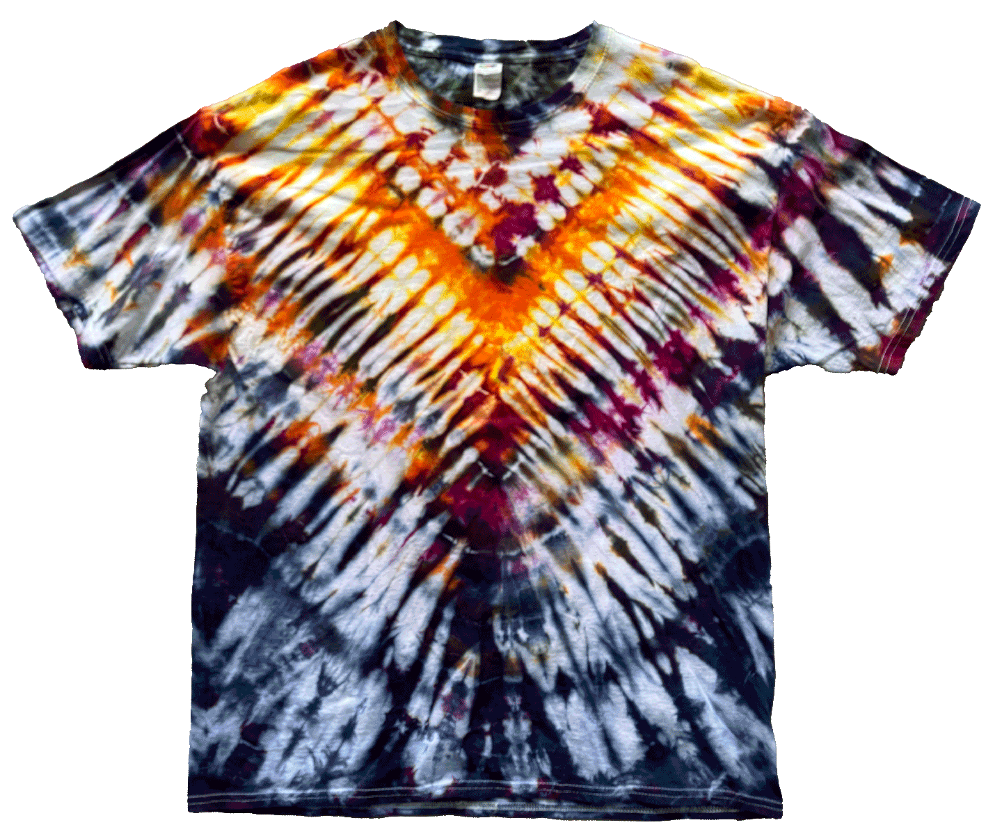 Tie Dye One Of A Kind 100% Cotton Short Sleeve T-Shirt XL