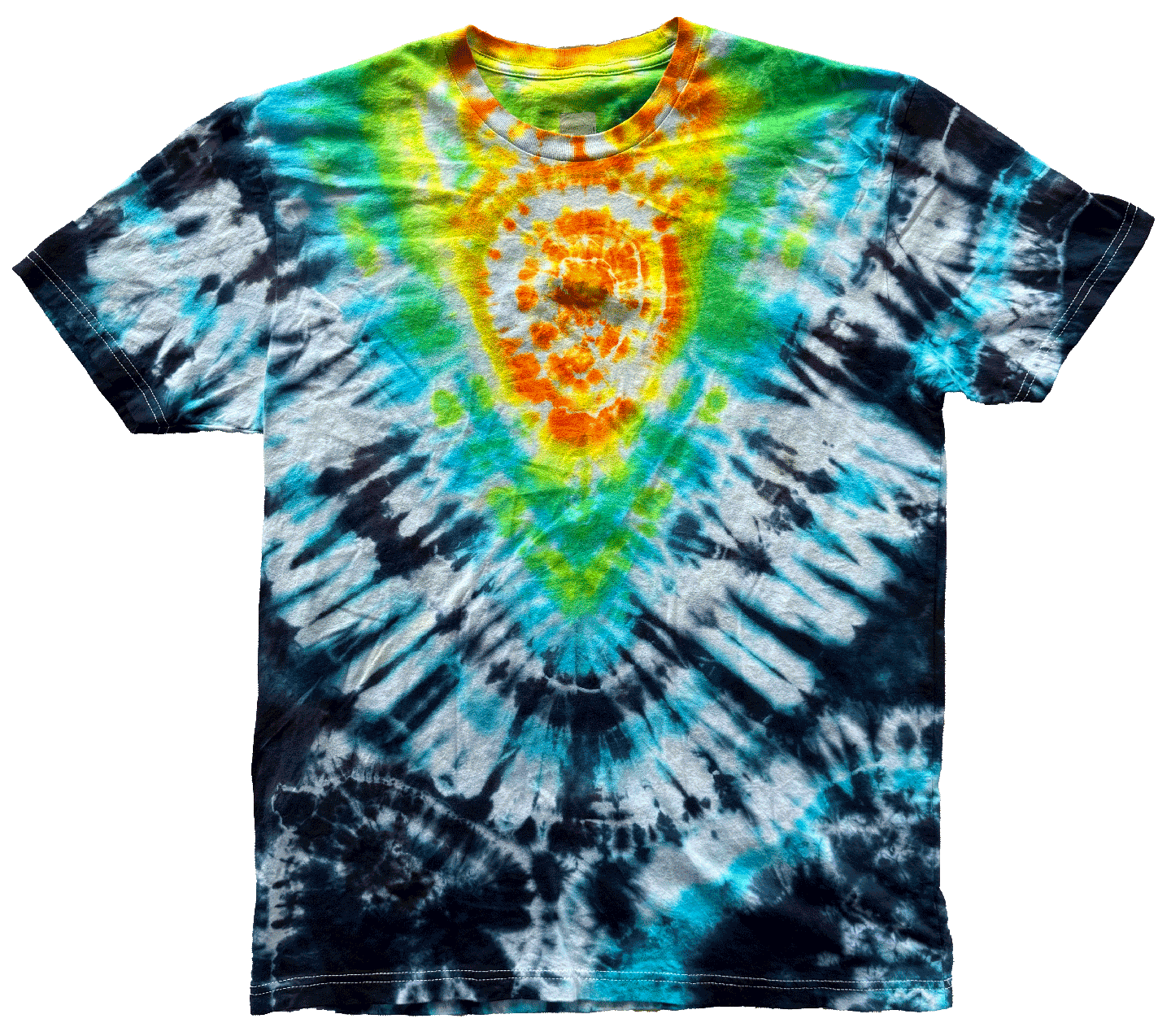 Tie Dye One Of A Kind 100% Cotton Short Sleeve T-Shirt L TDL002