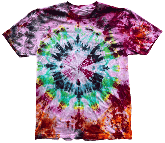 Tie Dye One Of A Kind 100% Cotton Short Sleeve T-Shirt L TDL003