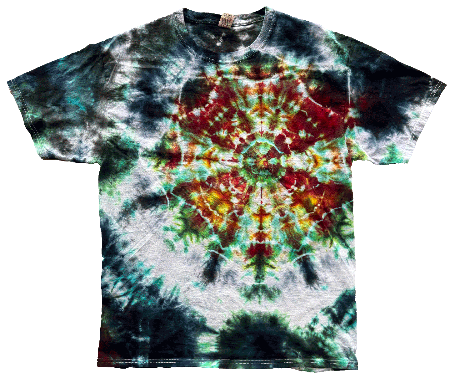 Tie Dye One Of A Kind 100% Cotton Short Sleeve T-Shirt L TDL004