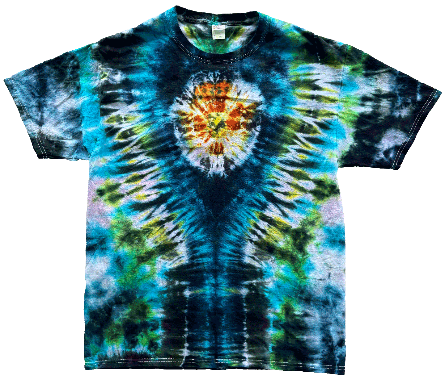 Tie Dye One Of A Kind 100% Cotton Short Sleeve T-Shirt L TDL007