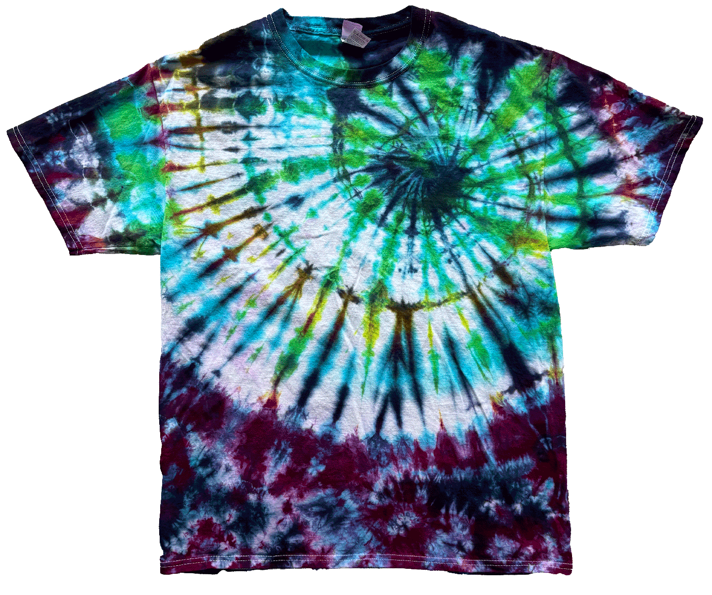 Tie Dye One Of A Kind 100% Cotton Short Sleeve T-Shirt L TDL008
