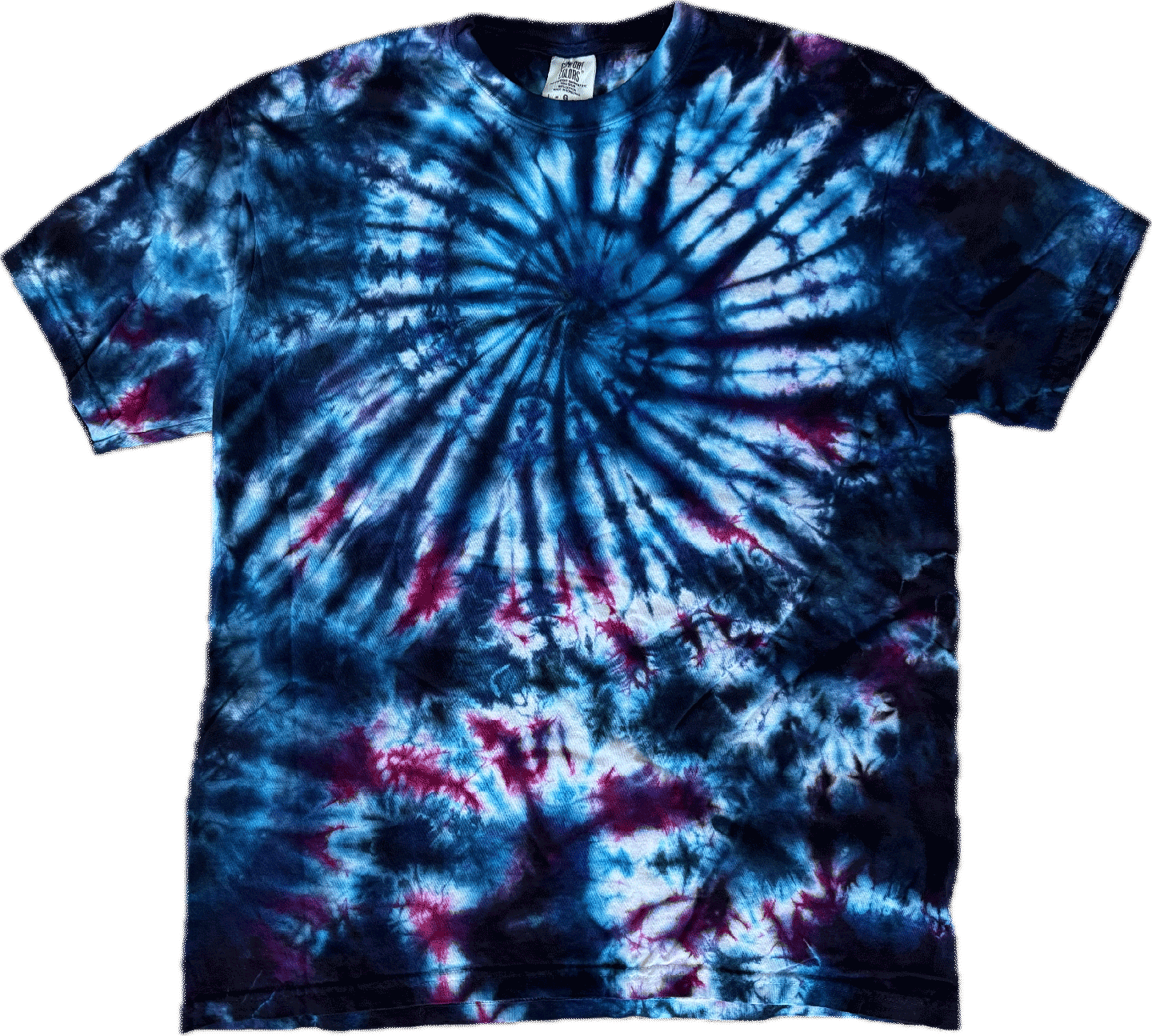 Tie Dye One Of A Kind 100% Cotton Short Sleeve T-Shirt LARGE