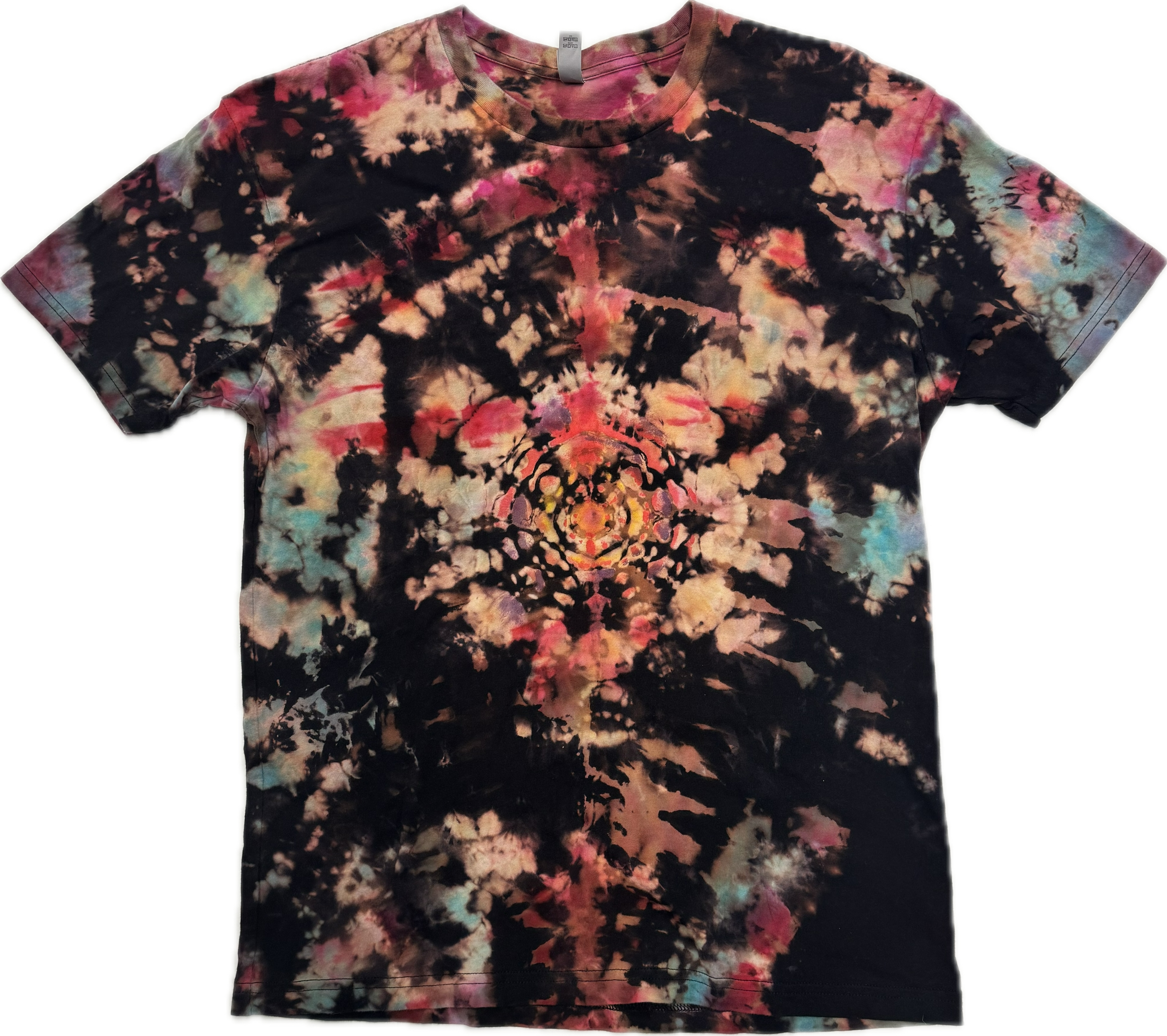 Tie Dye One Of A Kind 100% Cotton Short Sleeve T-Shirt LARGE