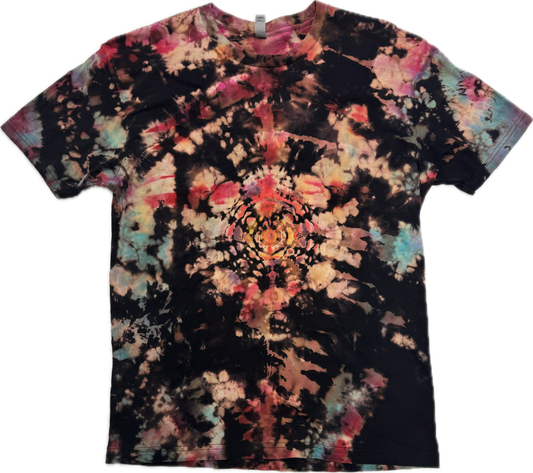 Tie Dye One Of A Kind 100% Cotton Short Sleeve T-Shirt LARGE