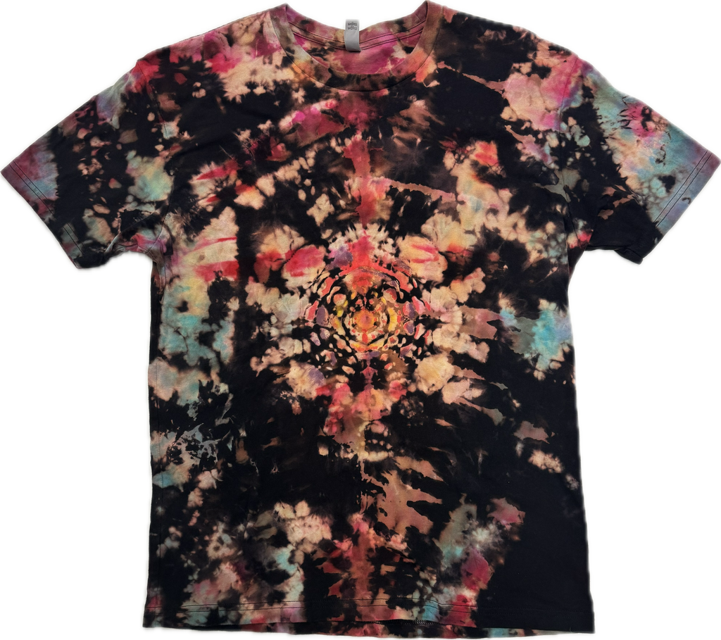 Tie Dye One Of A Kind 100% Cotton Short Sleeve T-Shirt LARGE