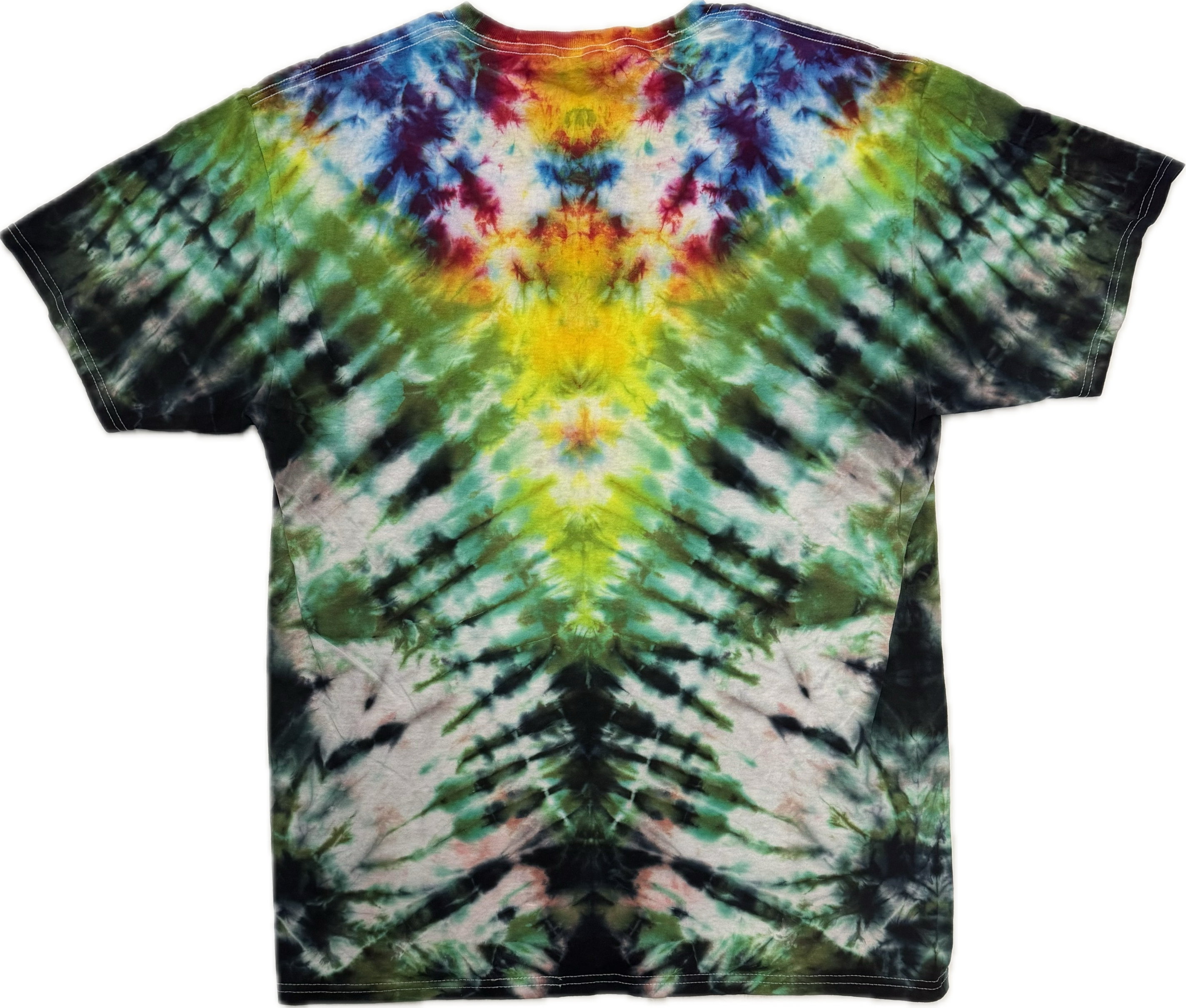 Tie Dye One Of A Kind 100% Cotton Short Sleeve T-Shirt LARGE