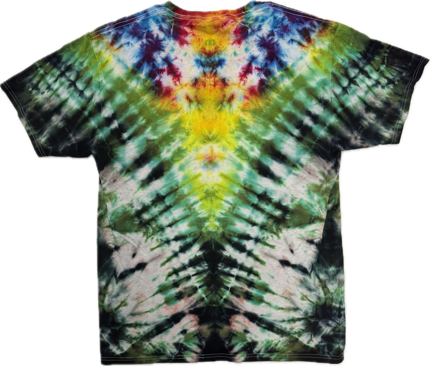 Tie Dye One Of A Kind 100% Cotton Short Sleeve T-Shirt LARGE