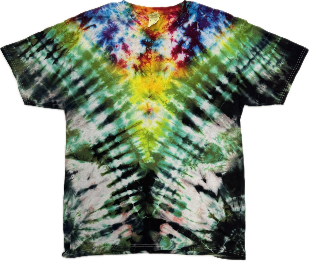 Tie Dye One Of A Kind 100% Cotton Short Sleeve T-Shirt LARGE