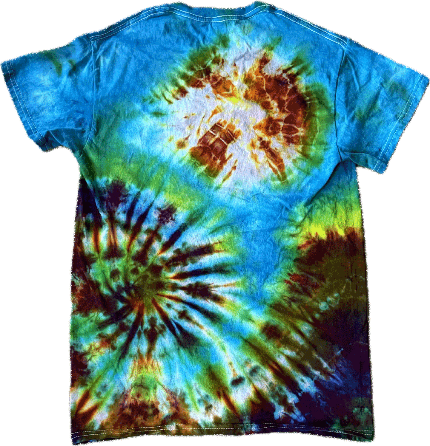 Tie Dye One Of A Kind 100% Cotton Short Sleeve T-Shirt S TDS004