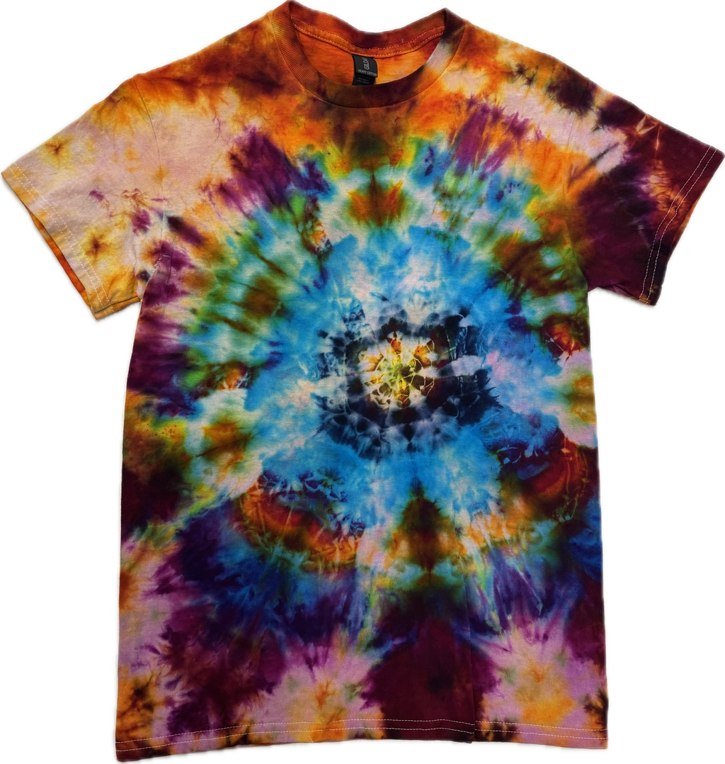 Tie Dye One Of A Kind 100% Cotton Short Sleeve T-Shirt ADULT SMALL