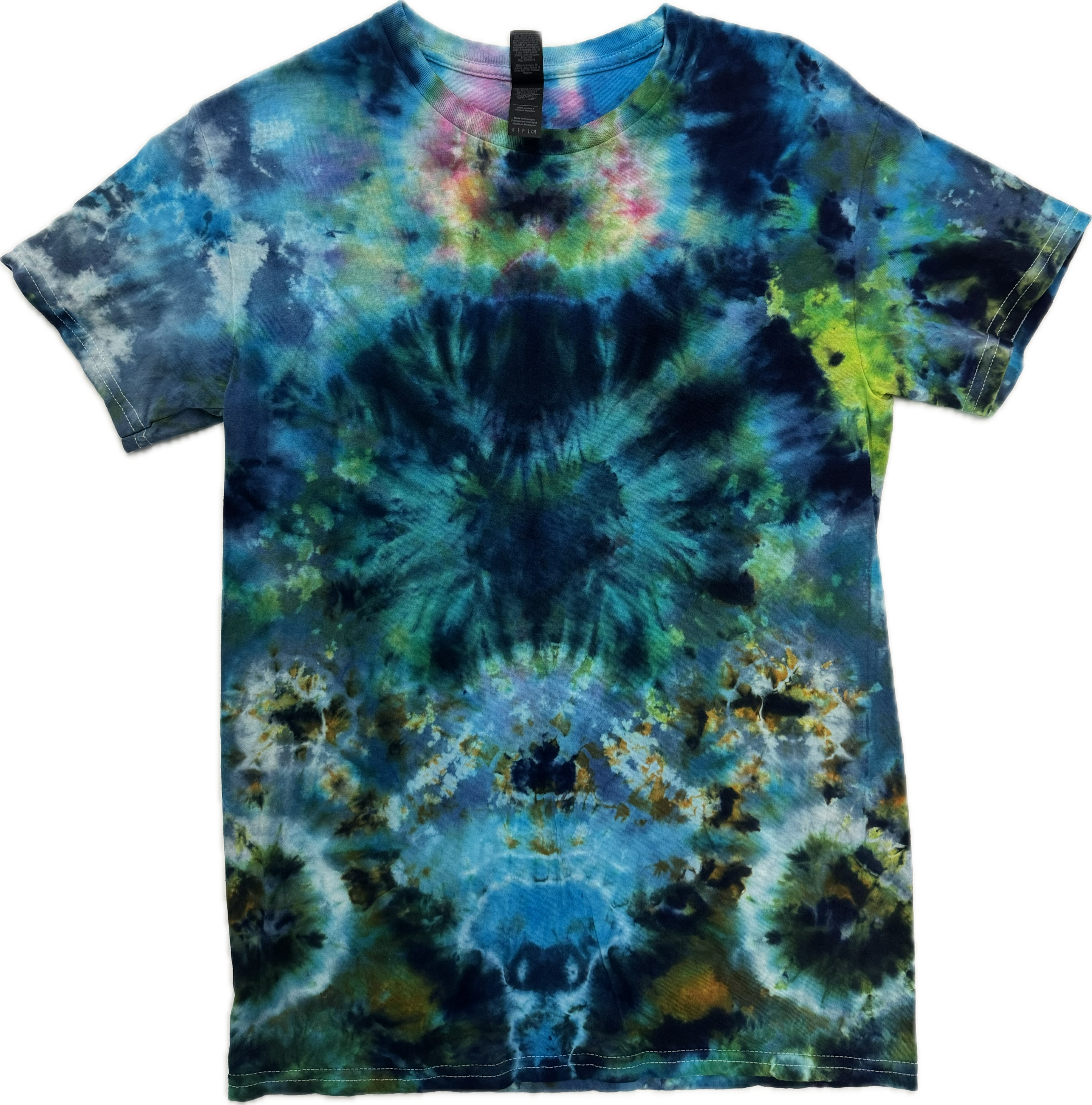 Tie Dye One Of A Kind 100% Cotton Short Sleeve T-Shirt ADULT SMALL