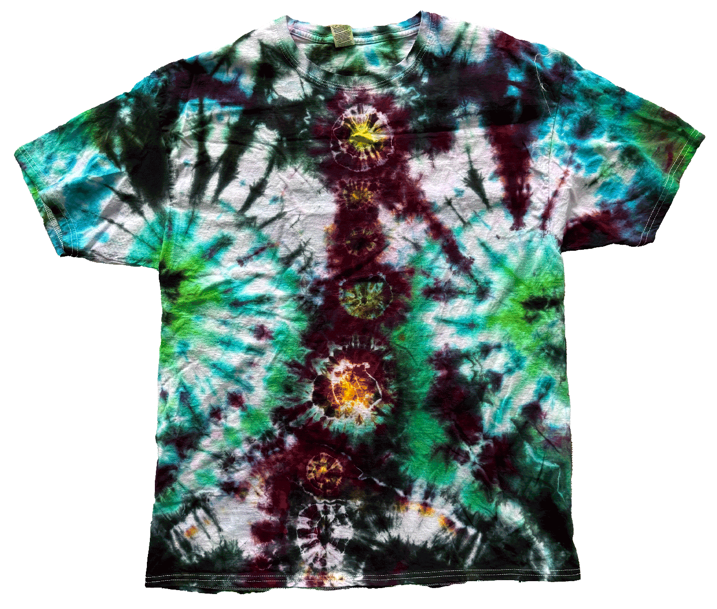 Tie Dye One Of A Kind 100% Cotton Short Sleeve T-Shirt XL TDXL003
