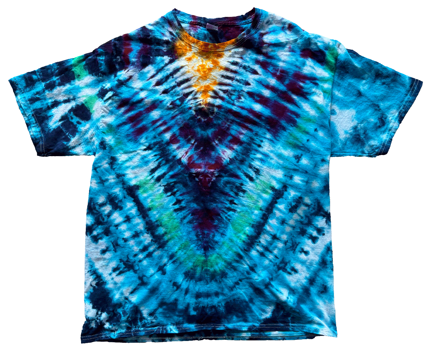 Tie Dye One Of A Kind 100% Cotton Short Sleeve T-Shirt XL TDXL010
