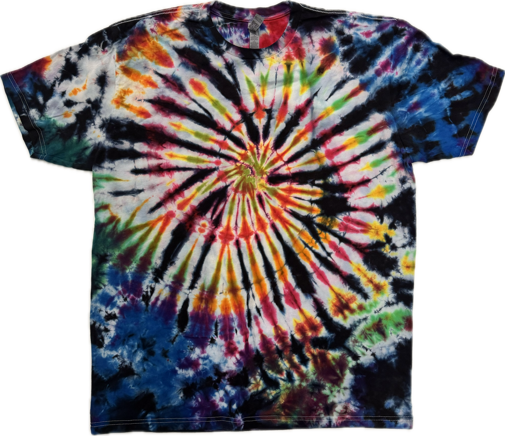 Tie Dye One Of A Kind 100% Cotton Short Sleeve T-Shirt XLARGE