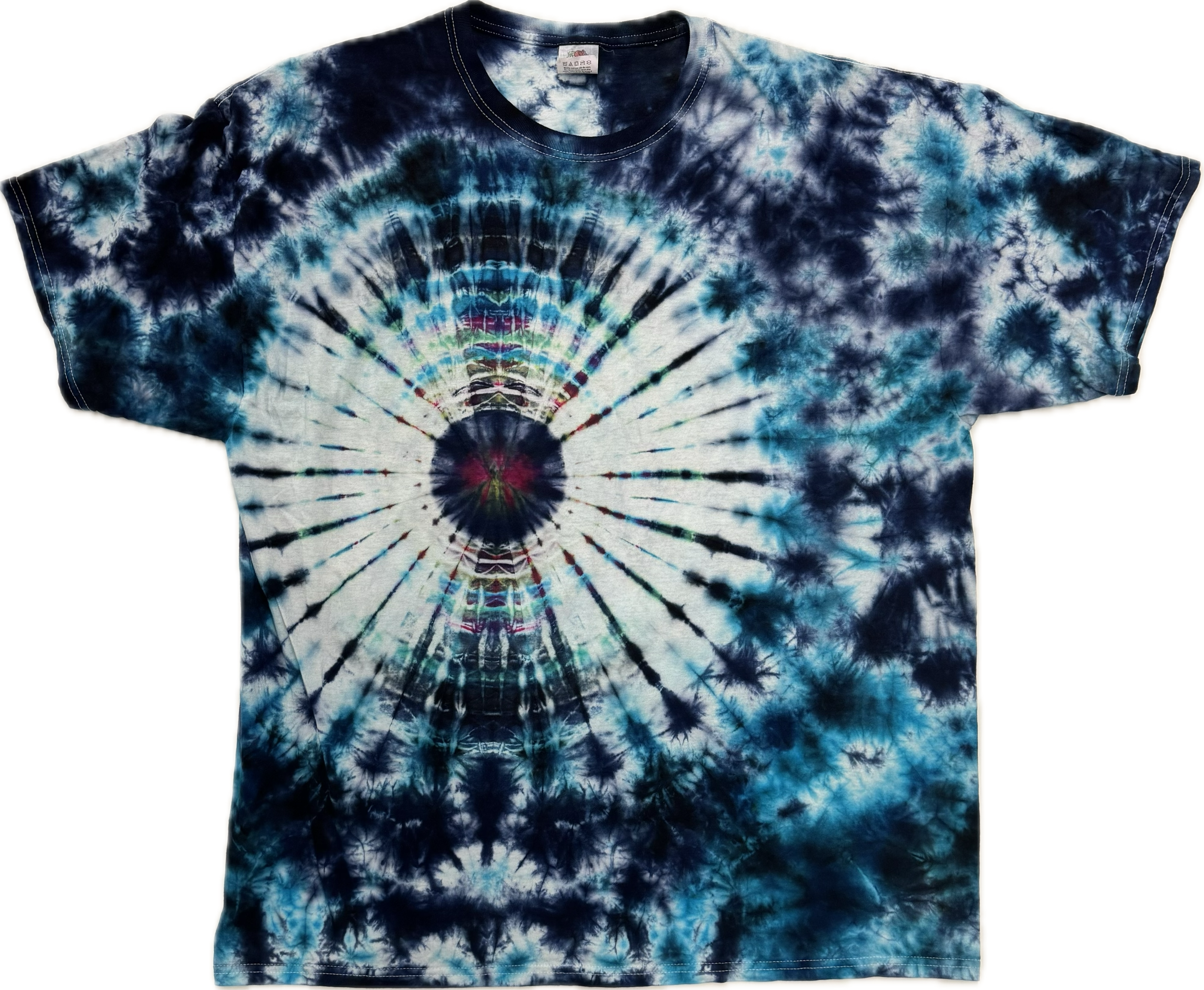 Tie Dye One Of A Kind 100% Cotton Short Sleeve T-Shirt 2XLARGE