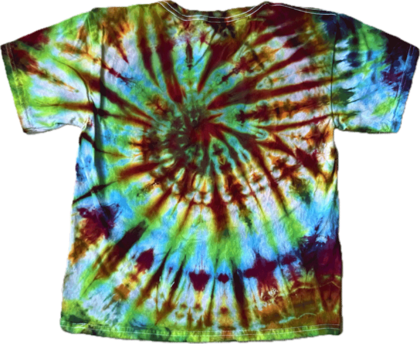 Tie Dye One Of A Kind 100% Cotton Short Sleeve T-Shirt YL TDYL002