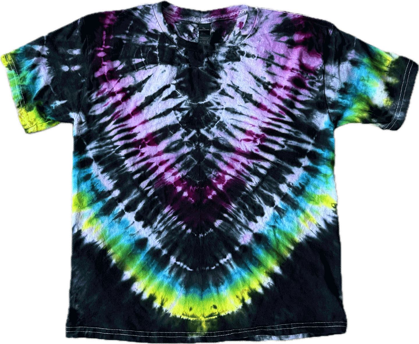Tie Dye One Of A Kind 100% Cotton Short Sleeve T-Shirt YL TDYL001