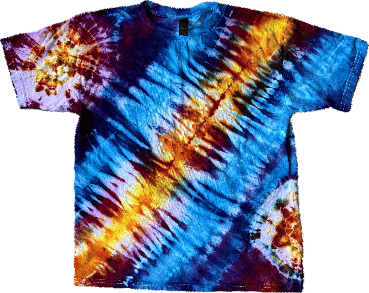 Tie Dye One Of A Kind 100% Cotton Short Sleeve T-Shirt YXL TDYXL002