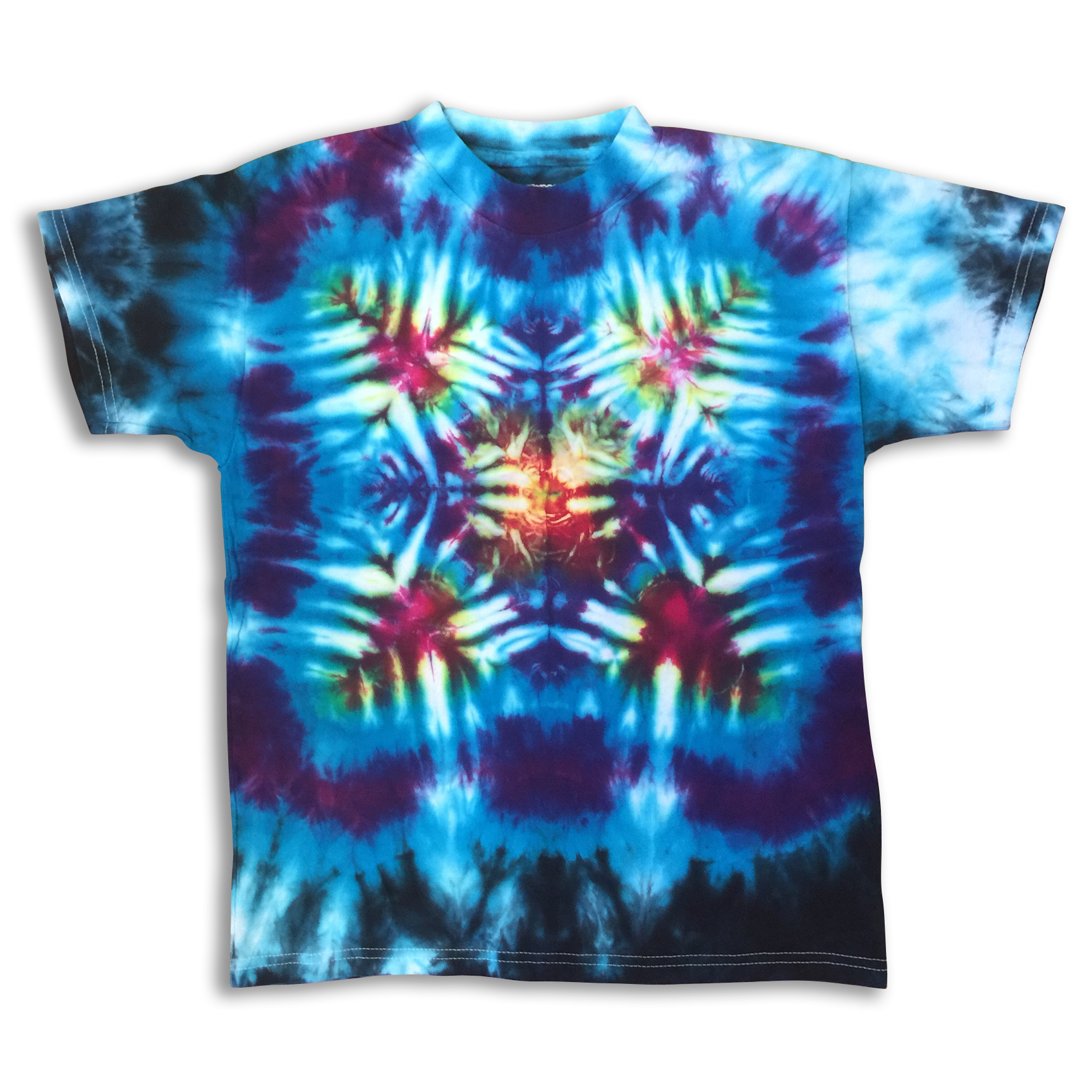 Tie Dye 100% Cotton Short Sleeve Freestyle Youth Medium (10-12) #1005