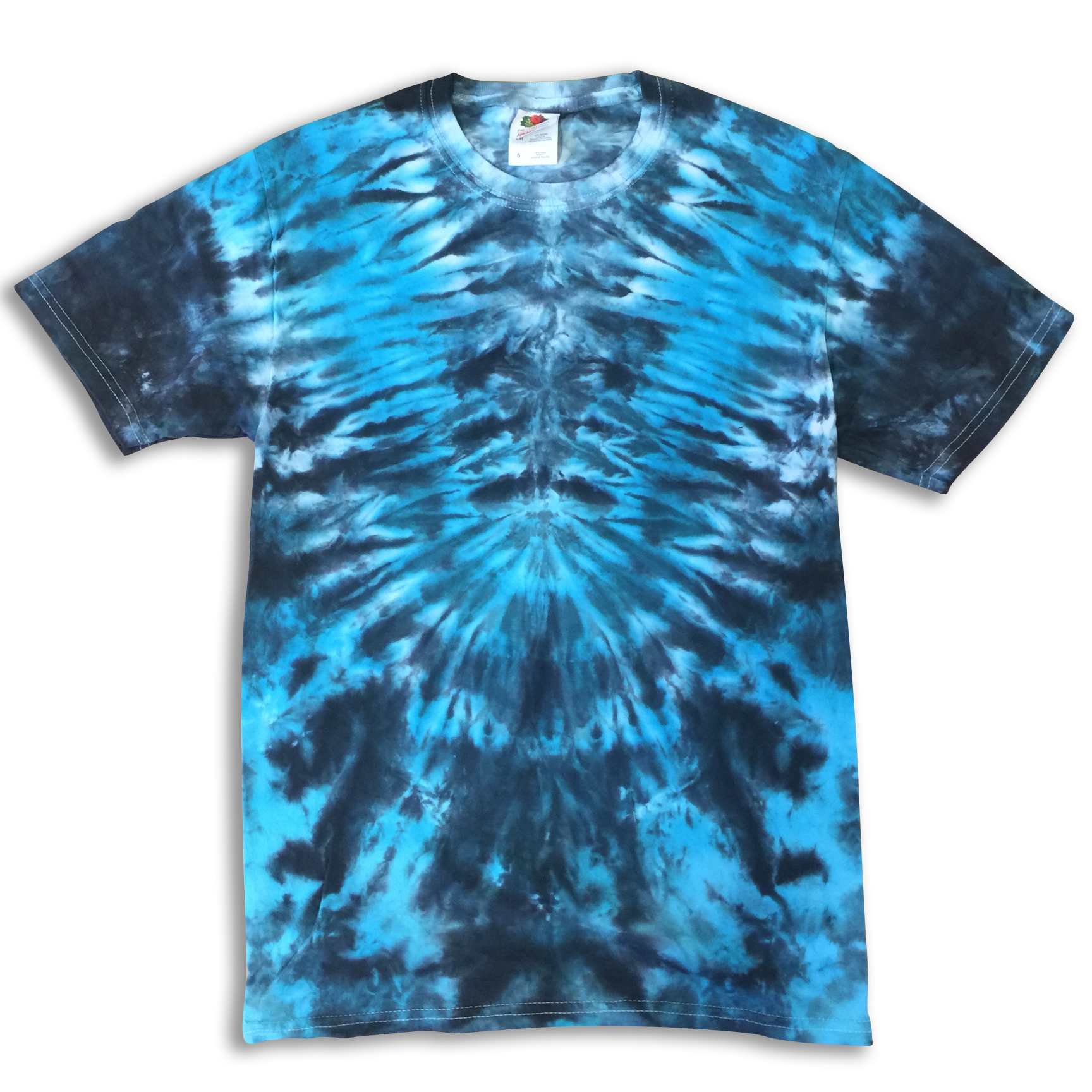 Tie Dye 100% Cotton Short Sleeve V-Style Small #1004