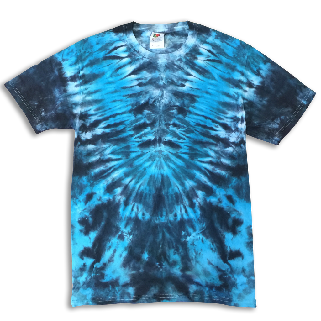 Tie Dye 100% Cotton Short Sleeve V-Style Small #1004