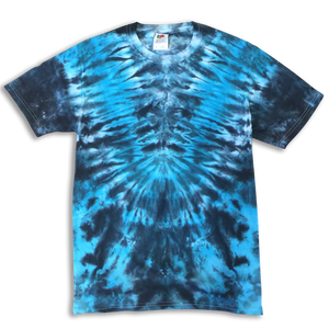 Tie Dye 100% Cotton Short Sleeve V-Style Small #1004